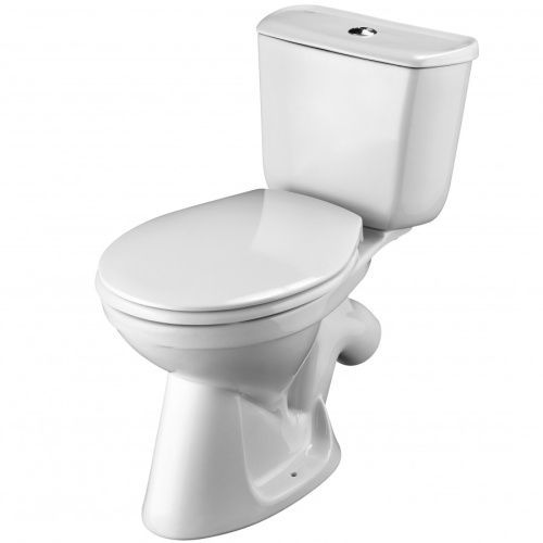 Унитаз-компакт напольный с бачком Santek Бриз 1WH302138 белый с сиденьем каскадный смыв