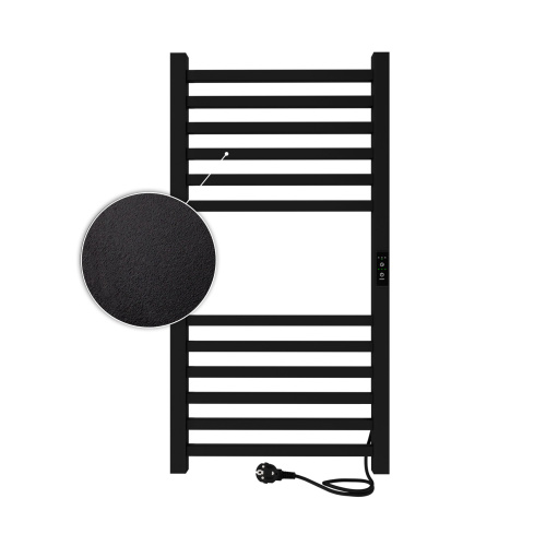 Полотенцесушитель Indigo Attic LСLATCE80-40BRRt 43х80 электрический черный муар