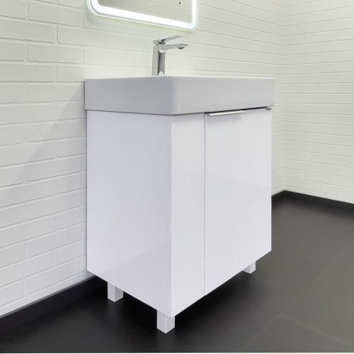 Тумба с раковиной Comforty Асти 00-00019247CF 60х46х86 напольная цвет белый