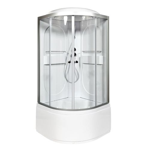 Душевая кабина AvaCan L610 100х100 четверть круга с крышей ориентация универсальная