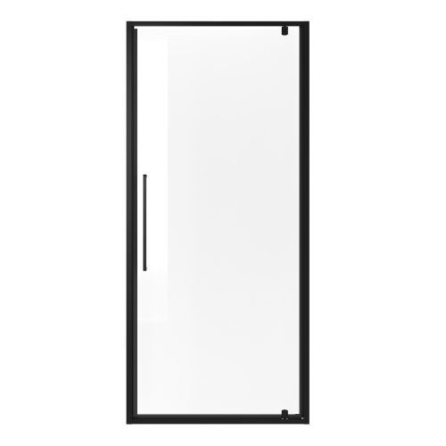 Душевая дверь Niagara Nova NG-85-10AB 100х195 стекло прозрачное профиль черный матовый