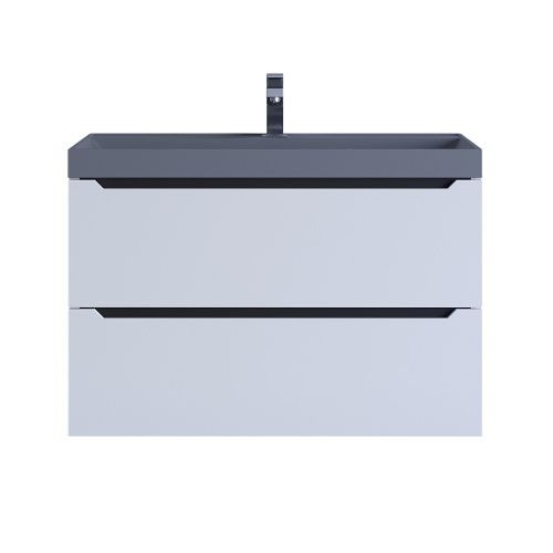 Тумба с раковиной Uperwood Tanos-Classic Quartz 3930421702 80х45х55 цвет белый