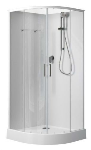 Душевая кабина Aquanet Passion EVO 00267252 90х90 четверть круга без крыши ориентация универсальная