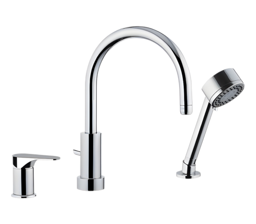 Смеситель Remer Class Line L07 на борт ванны хром