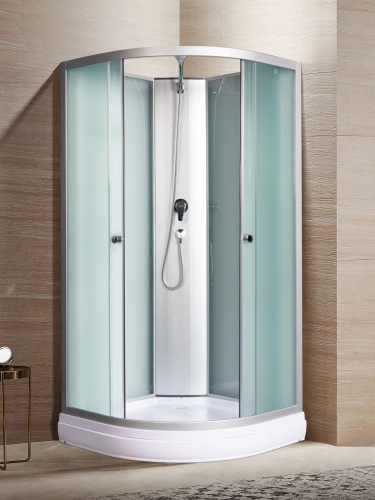 Душевая кабина River NARA LIGHT Б/К 80/15 MT (10000001669) 80х80 четверть круга без крыши ориентация универсальная