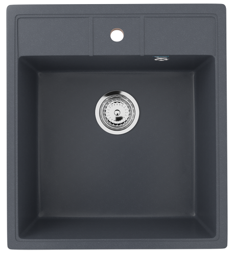 Кухонная мойка Ulgran Classic U-406-343 45х50 цвет антрацит