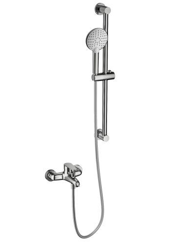 Душевой гарнитур со смесителем Wonzon & Woghand Alfa WW-AE3205-CR настенный хром