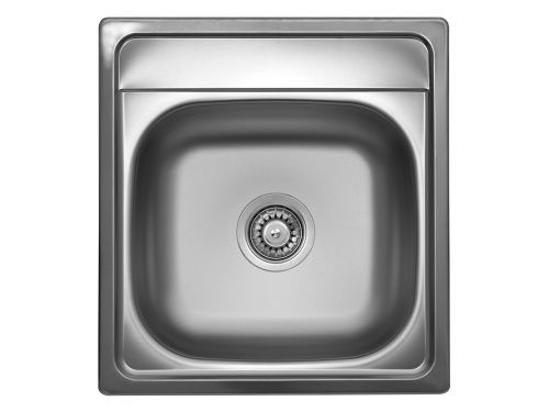 Кухонная мойка Ukinox Классика CLM410.440 -GT6K 0C 44х41 цвет нержавеющая сталь поверхность матовая