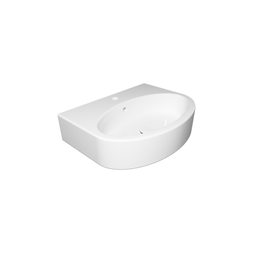 Раковина керамическая GSG Ceramic Design Like LKLAVBW60000 60х44 подвесная цвет белый 1 отверстие под смеситель