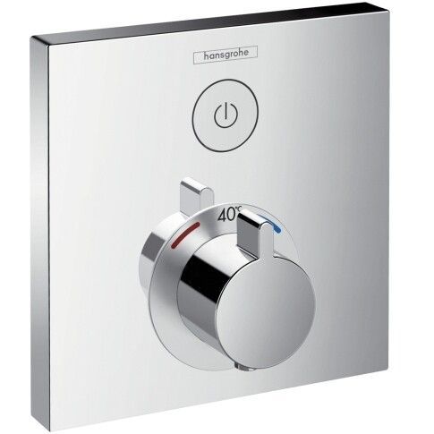 Смеситель Hansgrohe ShowerSelect 15762000 настенный встраиваемый хром с термостатом