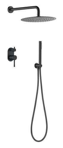 Душевая система Boheme Uno 464-B встраиваемая цвет черный