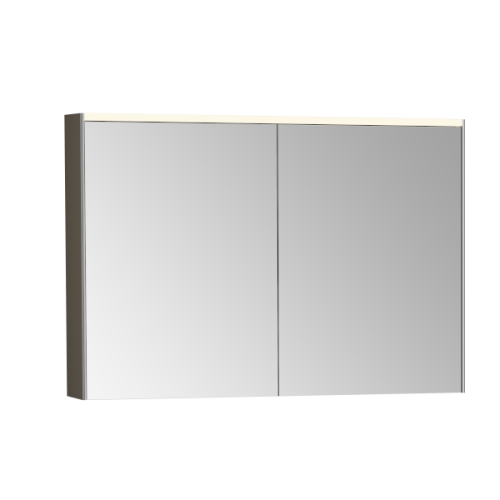 Зеркало-шкаф Vitra Core 66912 102х16х70 подвесной цвет антрацит глянцевый