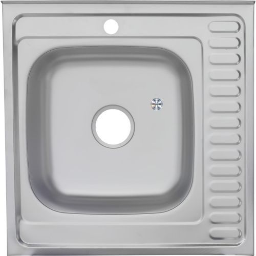Кухонная мойка Melana 097D t L (*10) 60х60 цвет хром