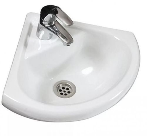 Раковина из сантехнического фарфора Santeri Радиан 1.3130.9.S00.10B.0 48х41 встраиваемая цвет белый 1 отверстие под смеситель