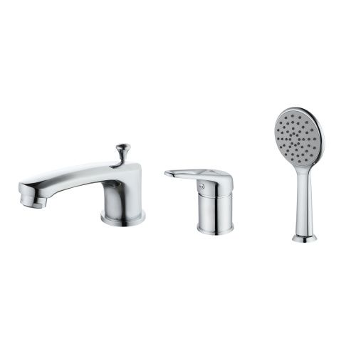 Смеситель для ванны LeMark Luna LM4145C на борт ванны хром