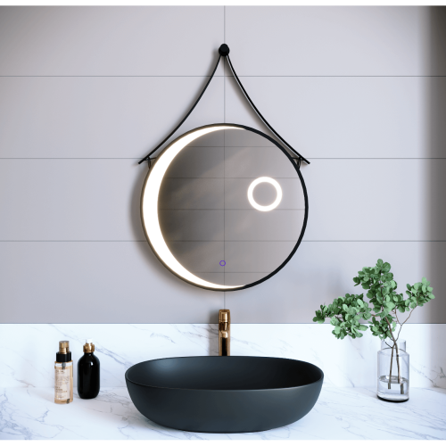 Зеркало в ванную RGW 72440301-04 60х60 цвет черный