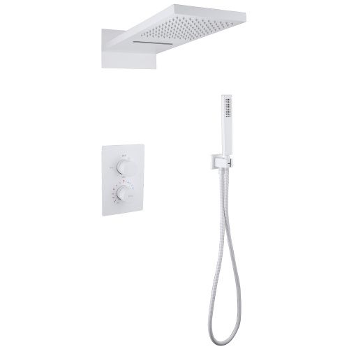 Душевая система ABBER AF8052W встраиваемая в стену с термостатом