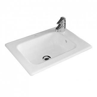Раковина керамическая Roca DEBBA 7.3279.9.J00.Y 50х36 подвесная цвет белый 1 отверстие под смеситель