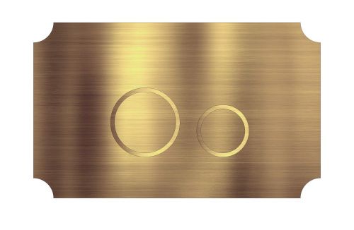 Клавиша смыва механическая KK POL AQUAFIORI VINTAGE 350/AFV/072-00-00 цвет бронза