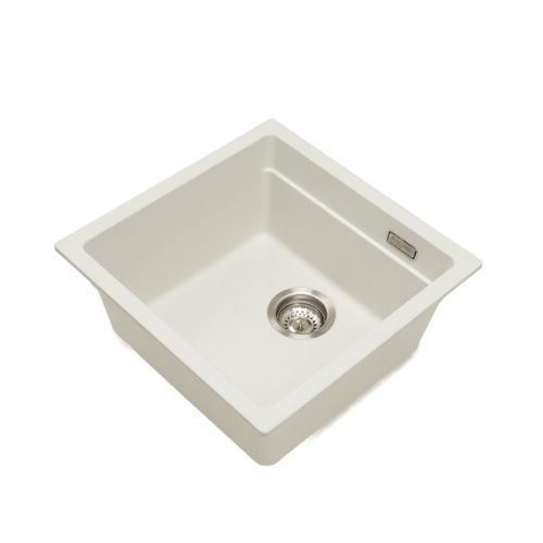 Кухонная мойка Grandex Aqua 500101 46х45 цвет белый поверхность матовая