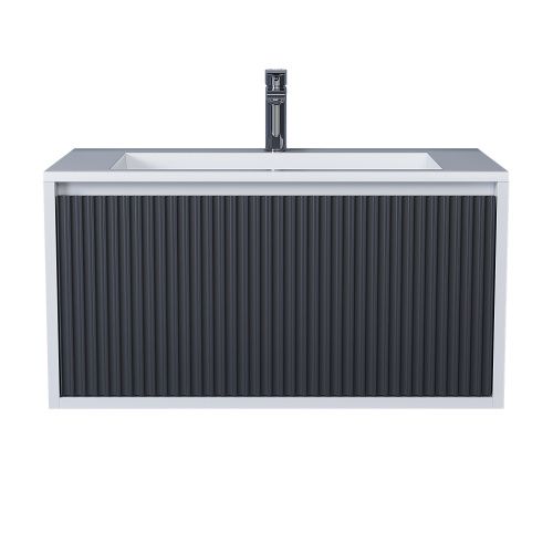 Тумба с раковиной Uperwood Next Premium 3930205166 80х45х42 цвет графит