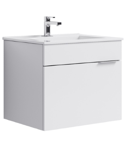 Тумба под раковину Aqwella Y Br.01.06/1/W 56х45х49 подвесная цвет белый