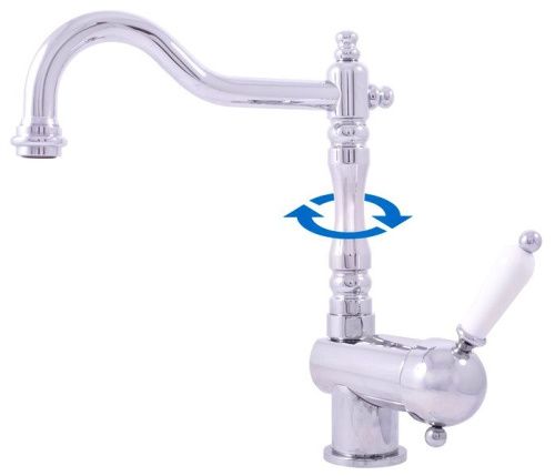 Смеситель для кухни RavSlezak LABE L508.5/8 на мойку хром