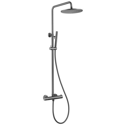 Душевая стойка ABBER AF8160NG настенная цвет никель