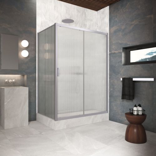 Душевой уголок Vegas-Glass ZP+ZPV Protec ZP+ZPV Protec h1900 170*70 07 Moru 170х70 стекло рифленое профиль хром без поддона