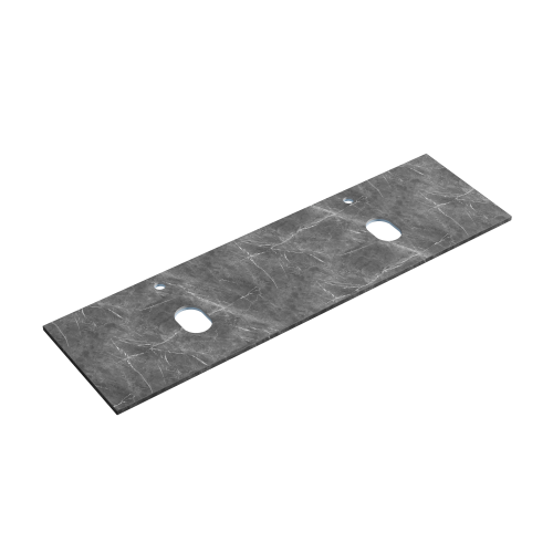 Столешница Sancos TT160A1X 160х46 накладная цвет черный