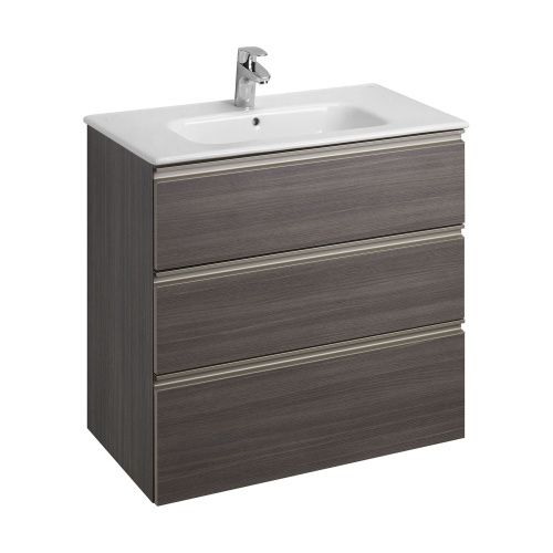 Тумба под раковину Roca THE GAP A857406402 79х45х76 подвесная цвет коричневый