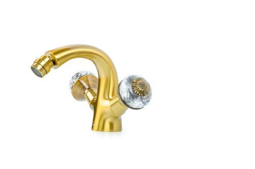 Смеситель Boheme Flora 316-FL на биде бронза