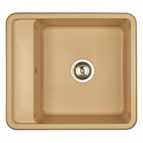 Кухонная мойка Aquaton Беллис 1A724932BS260 57х51 цвет бежевый поверхность матовая