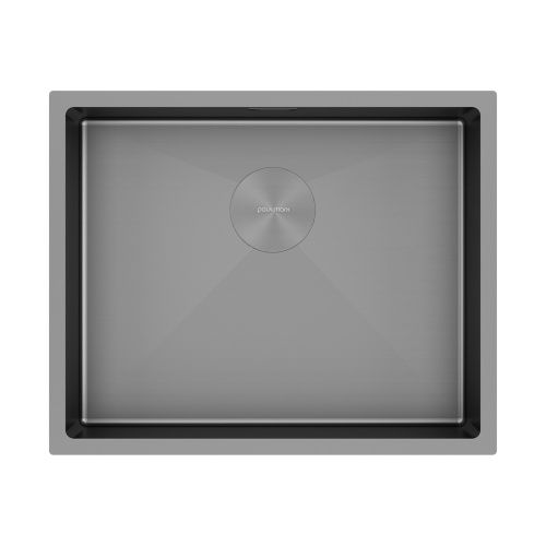 Кухонная мойка Paulmark NEXT 54 UNI PM215444-MG 50х40 цвет матовый серый