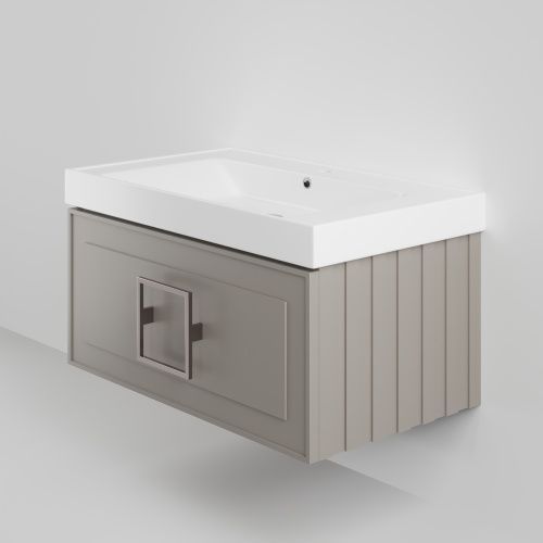 Тумба с раковиной La Fenice CUBO NFNC-01-CUB-C-80-1-80 80х50 подвесная цвет бежевый