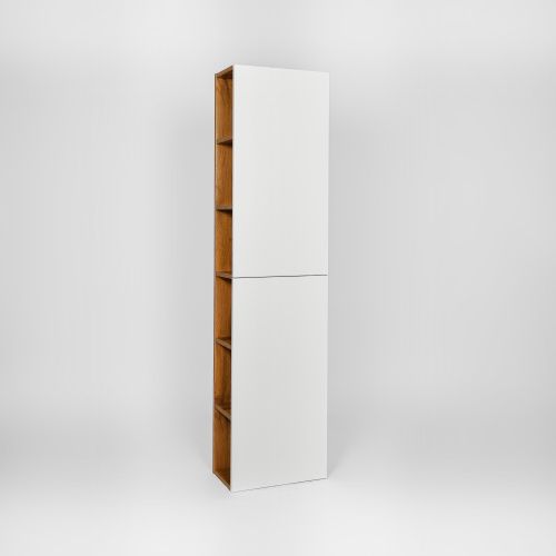 Шкаф-пенал Viant Бостон VBOS400-PENP 23х23х160 подвесной цвет белый