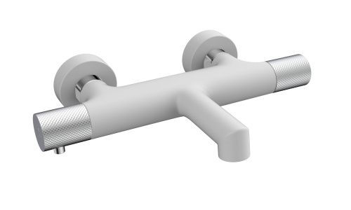 Смеситель для ванны AltroBagno Intento AltroBagnoIntento0217MW настенный белый матовый