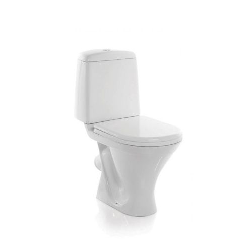 Унитаз-компакт напольный с бачком Sanita Аттика WC.CC/Attica/1-P/WHT.G/S1 белый с сиденьем каскадный смыв