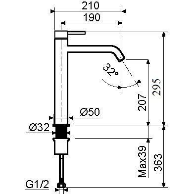 Смеситель Plumberia Selection Ixo XO0052RS на раковину медь - фото 2