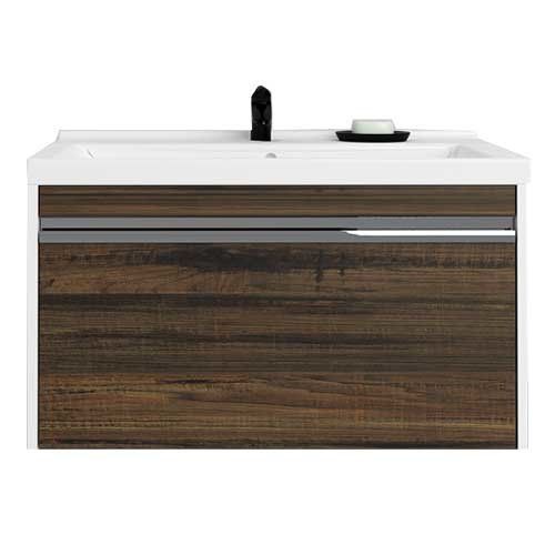 Тумба под раковину Aquaton Капри 1A230201KPDB0 76х43х51 подвесная цвет темное дерево