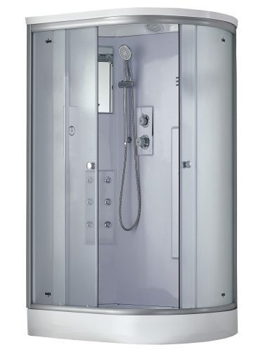 Душевая кабина Timo Standart T-5502LГ/М-T-CT55-T-CH/C 120х85 асимметричная с крышей