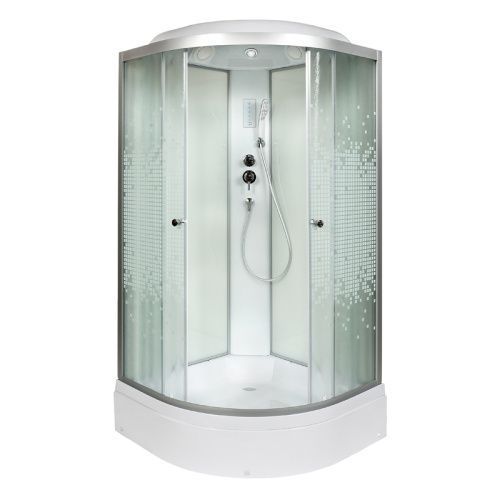 Душевая кабина AvaCan L710EL 100х100 четверть круга с крышей ориентация универсальная