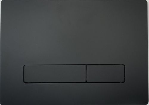 Клавиша смыва механическая KK POL Vitrum Metal Slim 350/PSM/011-00-00 цвет черный матовый