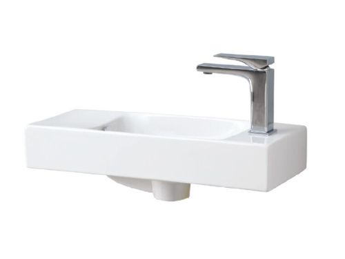 Раковина керамическая Artceram Washbasins LML002 01 00 54х20 подвесная цвет белый 1 отверстие под смеситель