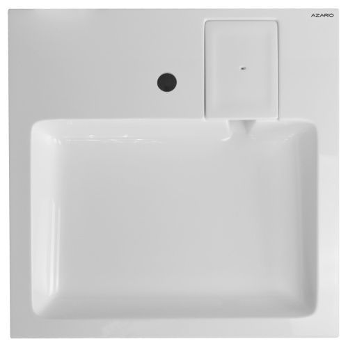 Раковина из литьевого мрамора Azario Slim CS00086608 60х60 подвесная цвет белый