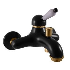 Смеситель для ванны и душа LABE L054.5CMATZ встраиваемый черный матовый