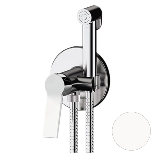 Гигиенический душ со смесителем Remer SL65WBO белый матовый