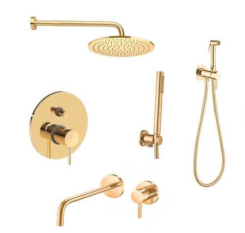 Душевая система Paffoni Light KITZLIG015HG006KING встраиваемая в стену