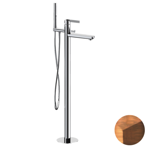 Смеситель для ванны Daniel Club ANC67864 напольный медь брашированная