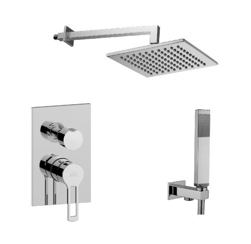 Душевая система Paffoni Ringo KITRIN018CR/MKING встраиваемая в стену